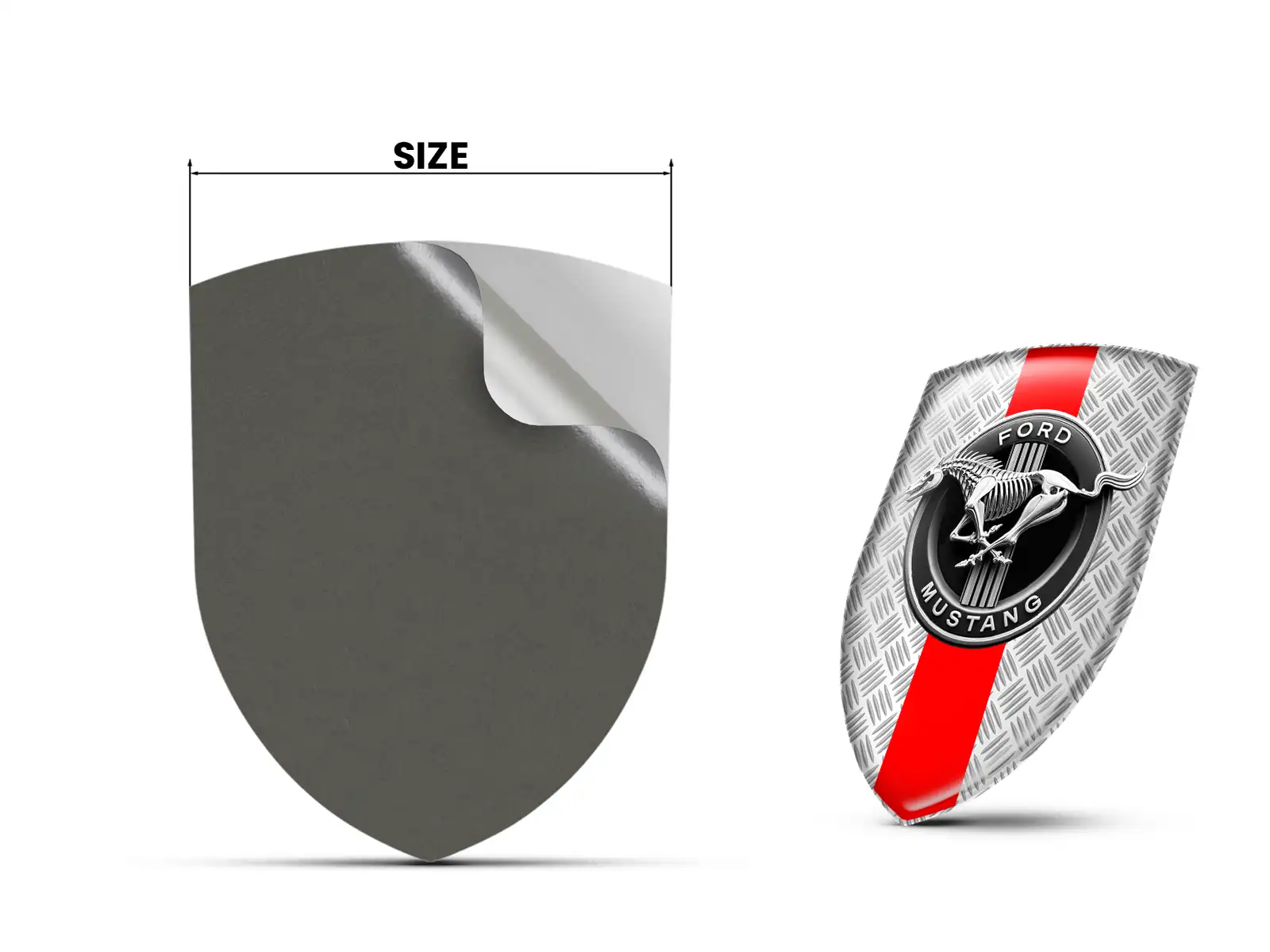 Ford Mustang Personalised Car Stickers Premium Universal Design
